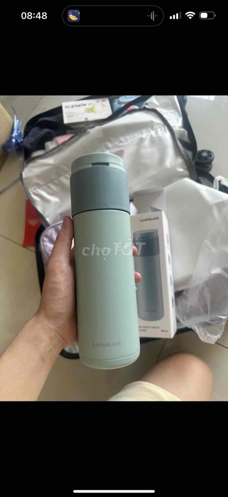 Bình giữ nhiệt Lock&Lock Xanh lá Mới. Mua bán Dụng cụ nhà bếp tại Quận Gò Vấp Tp Hồ Chí Minh được đăng bởi Alex  hình 1