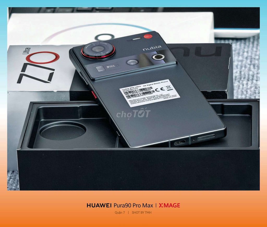 Nubia Z70 Ultra 12/256 chính hãng fullbox có gl. Mua bán Điện thoại tại Quận 7 Tp Hồ Chí Minh được đăng bởi TMH hình 1