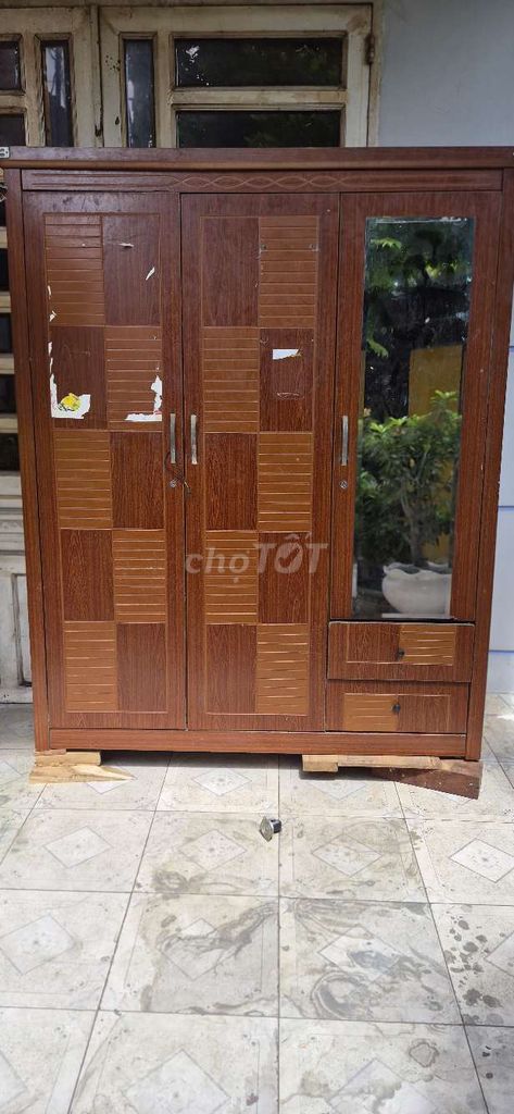 Tủ quần áo Gỗ ép Nâu Đơn giản. Mua bán Tủ, kệ gia đình tại Thành phố Thuận An Bình Dương được đăng bởi Gà Cảnh Bình Dương hình 1