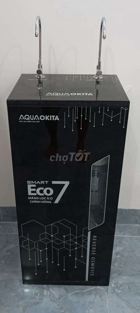 Máy lọc nước Aqua Okita Smart Eco 7 Đen. Mua bán Bếp, lò, đồ điện nhà bếp tại Thị xã Phú Mỹ Bà Rịa - Vũng Tàu được đăng bởi Thanh Nam hình 1
