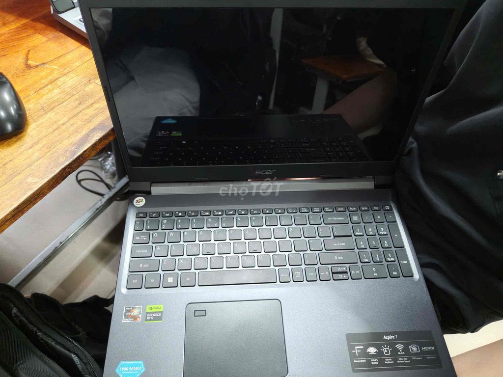 Acer Aspire 7 AMD Ryzen RTX 3050 Xám. Mua bán Laptop tại Quận Thanh Khê Đà Nẵng được đăng bởi đức minh hình 1