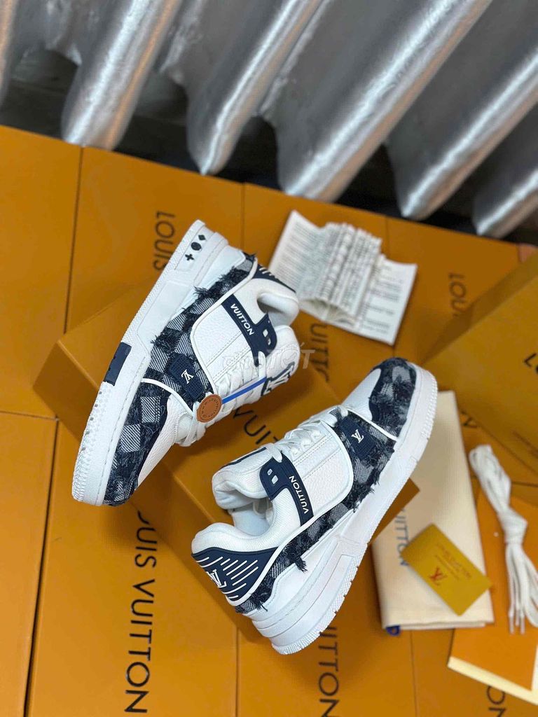 Giày Louis Vuitton LV Trainer Da. Mua bán Giày dép tại Huyện Chương Mỹ Hà Nội được đăng bởi Shop Cường Thịnh Luxury hình 2