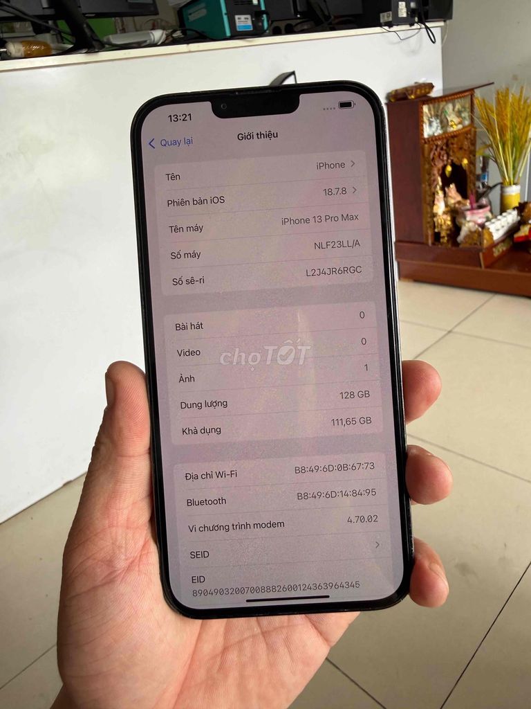 Apple iPhone 13 Pro Max. Bán hay gl. Mua bán Điện thoại tại Thành phố Thủ Dầu Một Bình Dương được đăng bởi Chuyên mua bán iphone hình 1