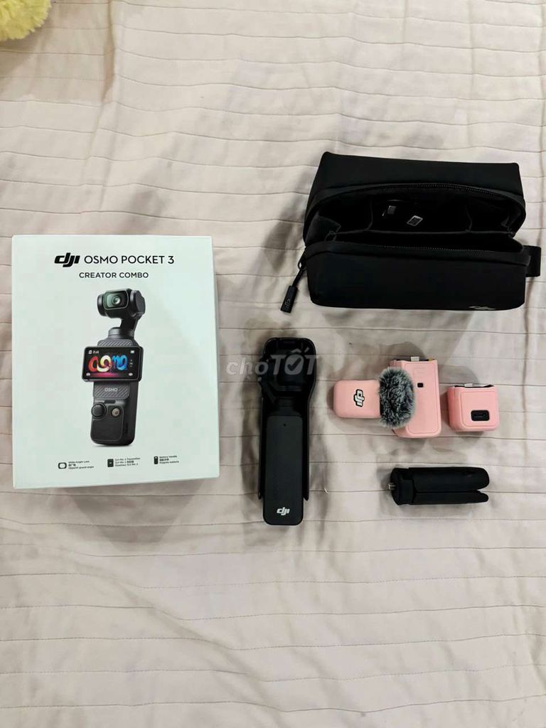 E mới mua dji osmo pocket 3 hôm 23/2 kèm thẻ nhớ64