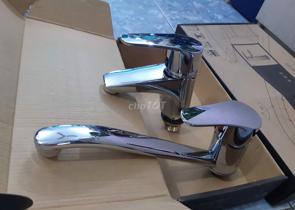Vòi rửa chén, vòi lavabo nóng lạnh Mới 100%. Mua bán Thiết bị vệ sinh, nhà tắm tại Quận Bình Thạnh Tp Hồ Chí Minh được đăng bởi Thanh Minh hình 1