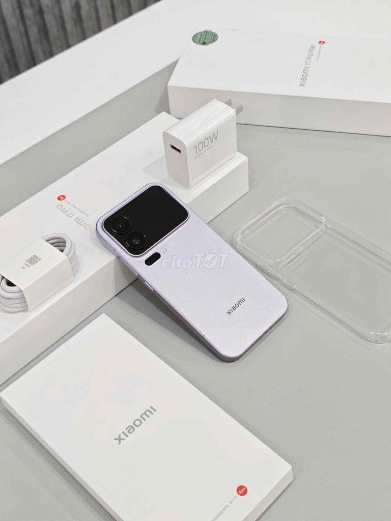 Xiaomi 17 Pro 256GB Tím Like New sẵn rom / GÓP 0Đ. Mua bán Điện thoại tại Thành phố Huế Thừa Thiên Huế được đăng bởi Nhân Nguyễn Store 116 Điện Biên Phủ TP Huế hình 1