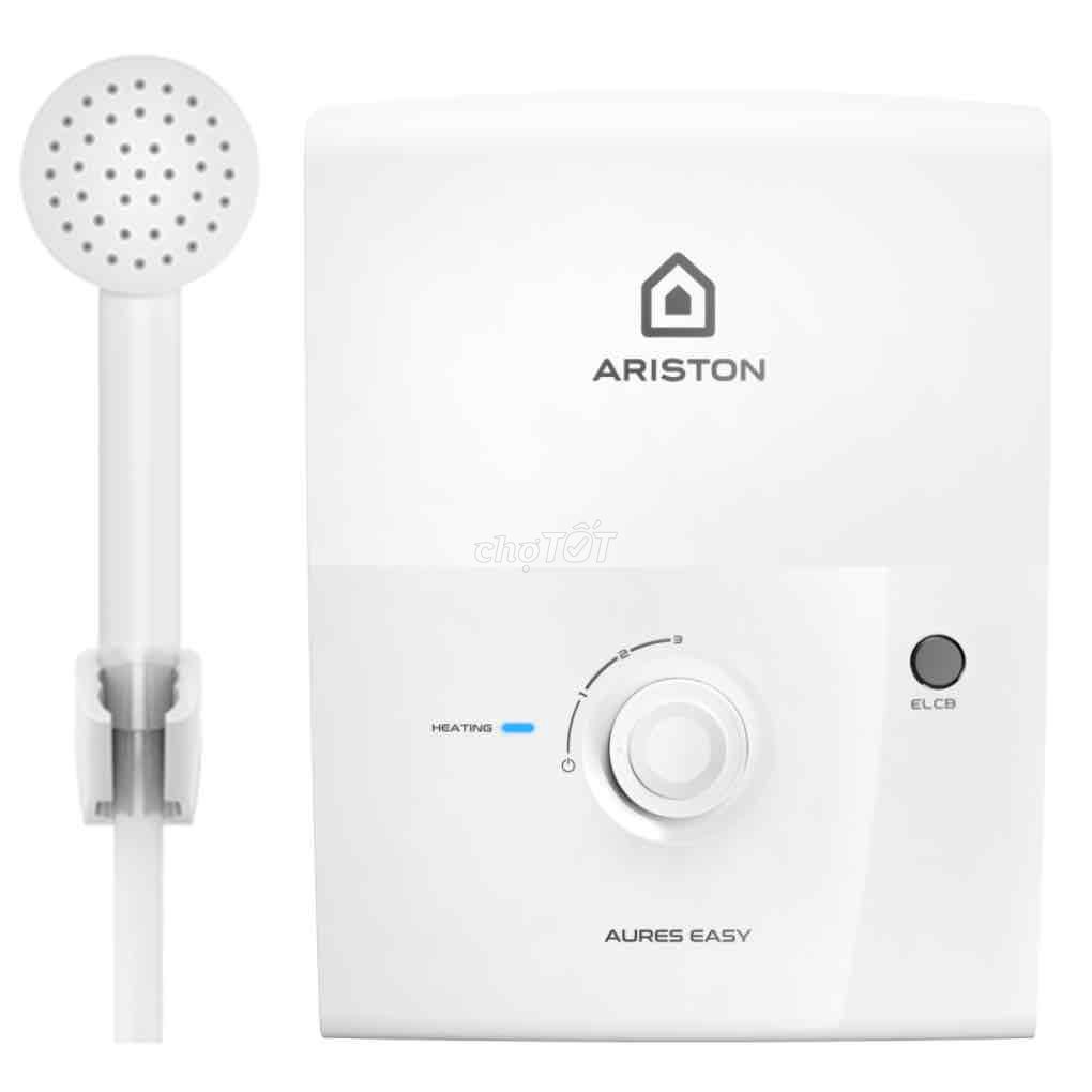 Máy tắm nước nóng Ariston Aures Easy Trắng. Mua bán Thiết bị vệ sinh, nhà tắm tại Quận Bình Thạnh Tp Hồ Chí Minh được đăng bởi Han hình 1