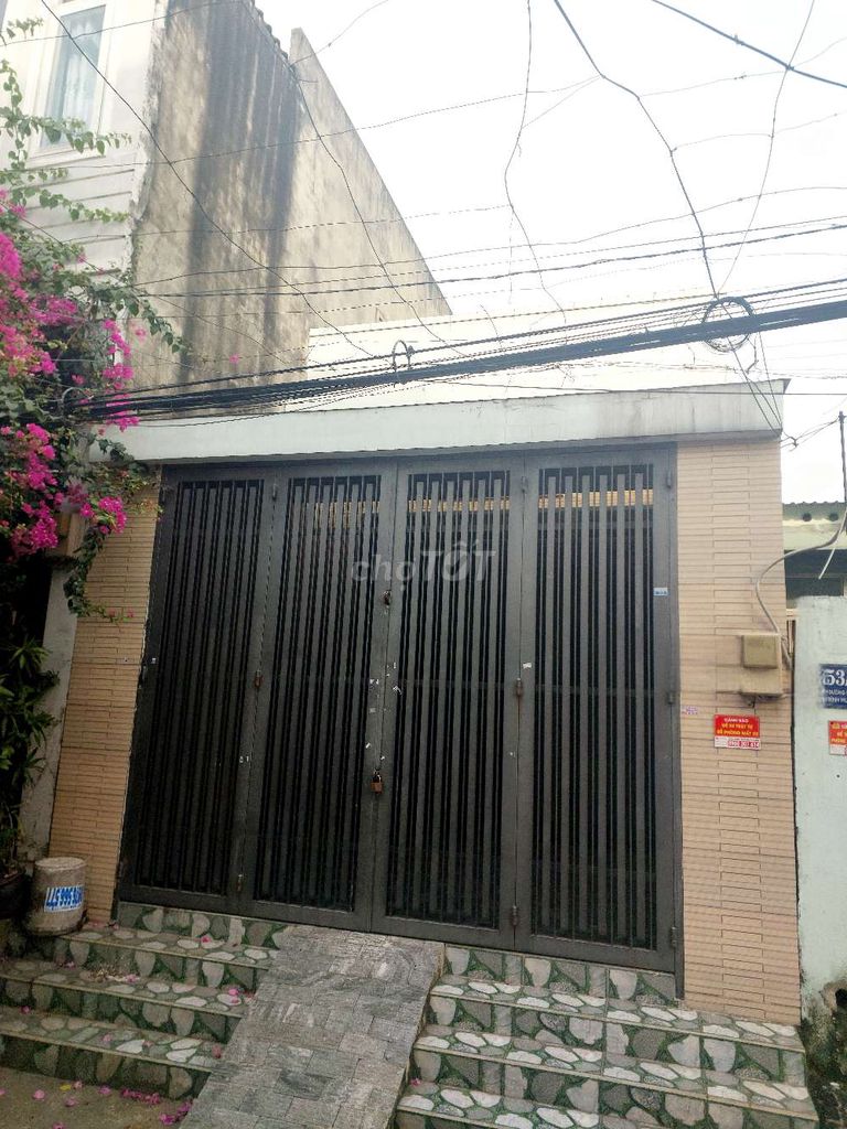 Bán nhà  gấp 4x16  đ 6m thông xe hoi ,gần chợ tr học kim đồng, 2ty449