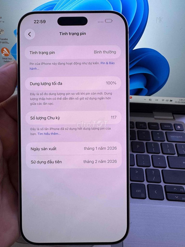 Apple iPhone 17 Pro Max 256GB Trắng VN/A. Mua bán Điện thoại tại Quận 6 Tp Hồ Chí Minh được đăng bởi QUỐC THIÊN BÁN GÓP 0 ĐỒNG  hình 1