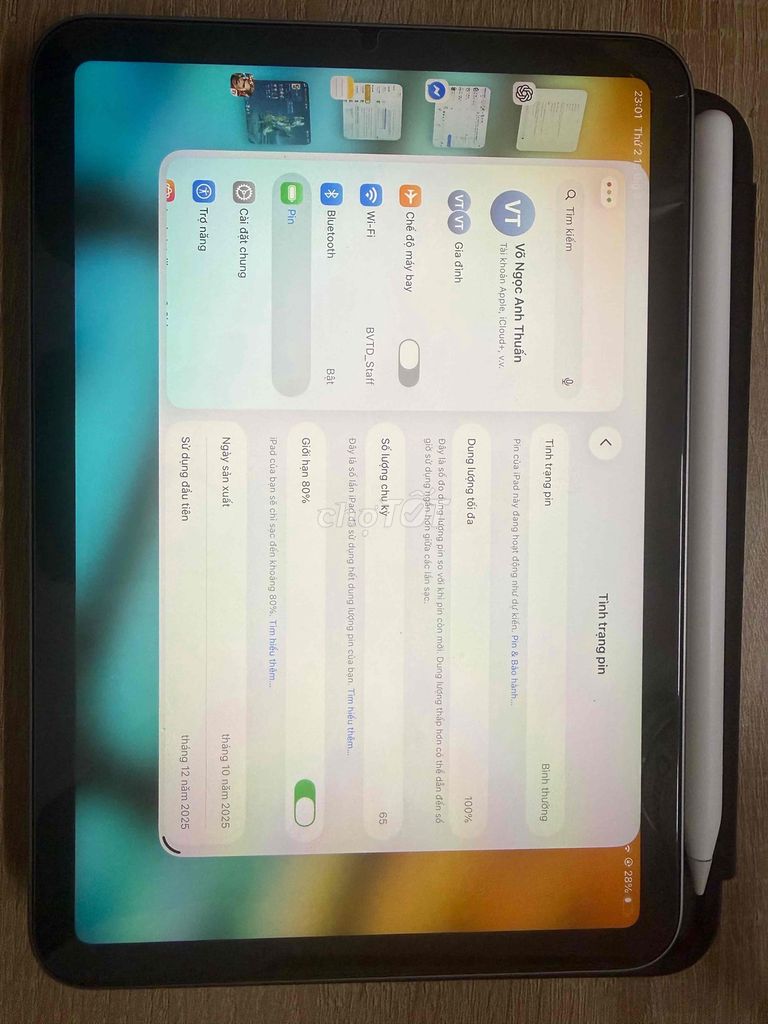 Apple iPad mini 7 Xám Như mới. Mua bán Máy tính bảng tại Quận 7 Tp Hồ Chí Minh được đăng bởi Thuan hình 1