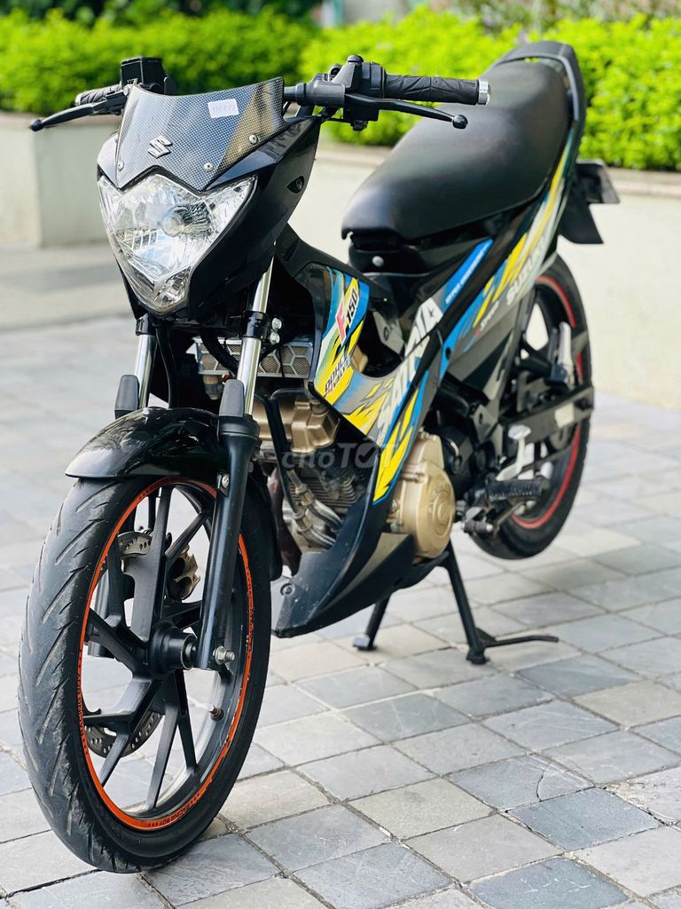 Черный синий чехол для сырья Suzuki Raider F150