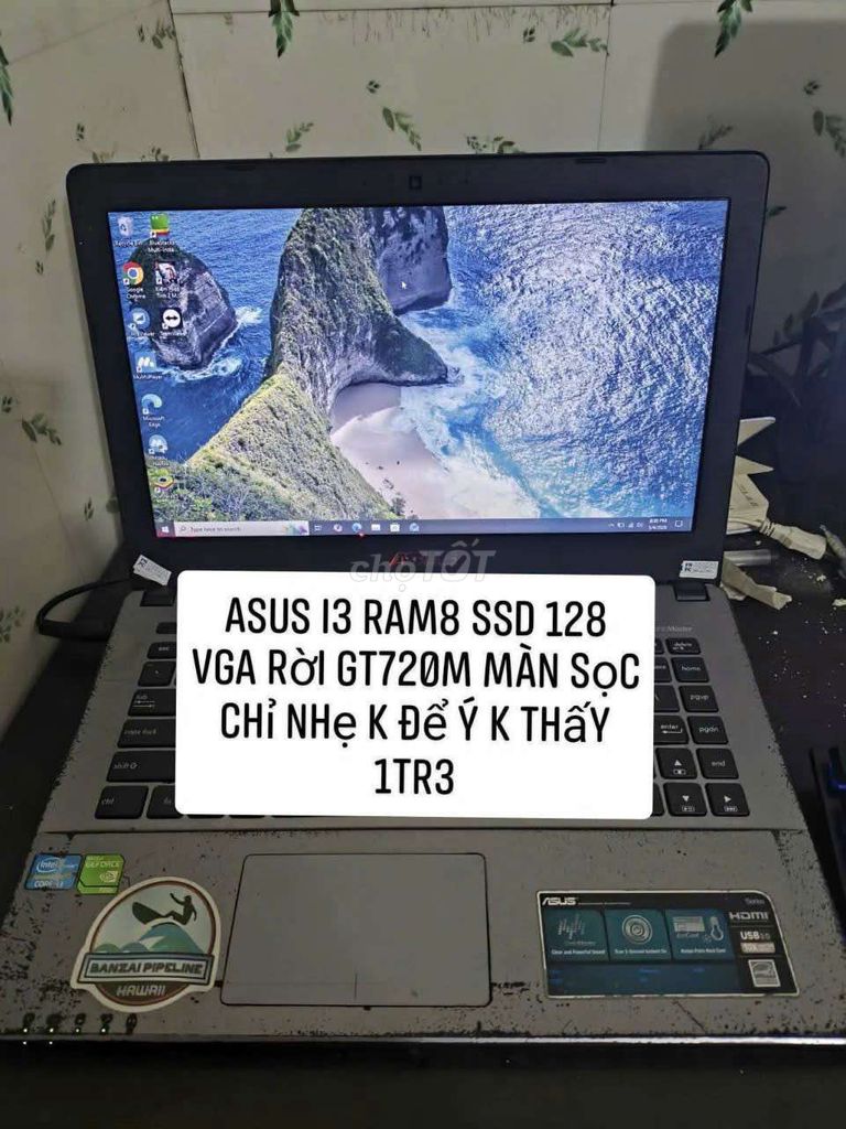 ASUS i3 8GB/128GB Màn hình sọc. Mua bán Laptop tại Huyện Tân Phú Đồng Nai được đăng bởi LyLy hình 1
