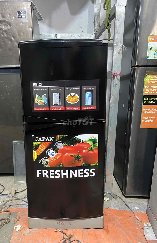 Tủ lạnh Sanyo 120L Đen. Mua bán Tủ lạnh tại Quận 7 Tp Hồ Chí Minh được đăng bởi MuaBanDienLanh hình 1