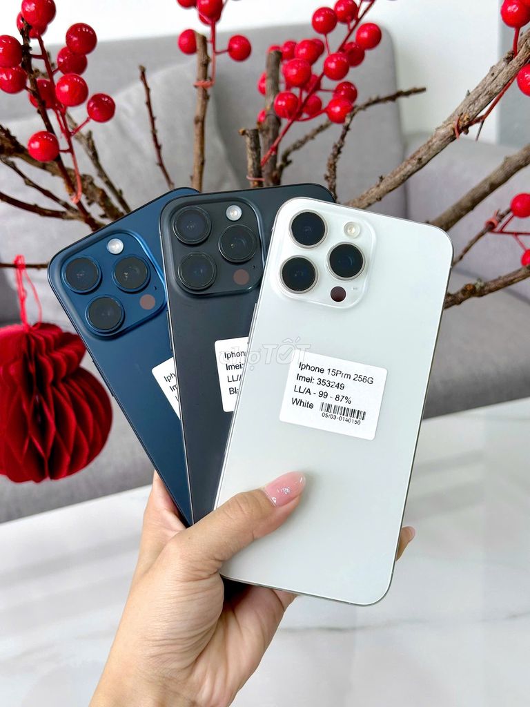 Iphone 15ProMax 256G. Máy đẹp LL/A pin zin 8x%. Mua bán Điện thoại tại Quận Liên Chiểu Đà Nẵng được đăng bởi Gia Minh Shop hình 1