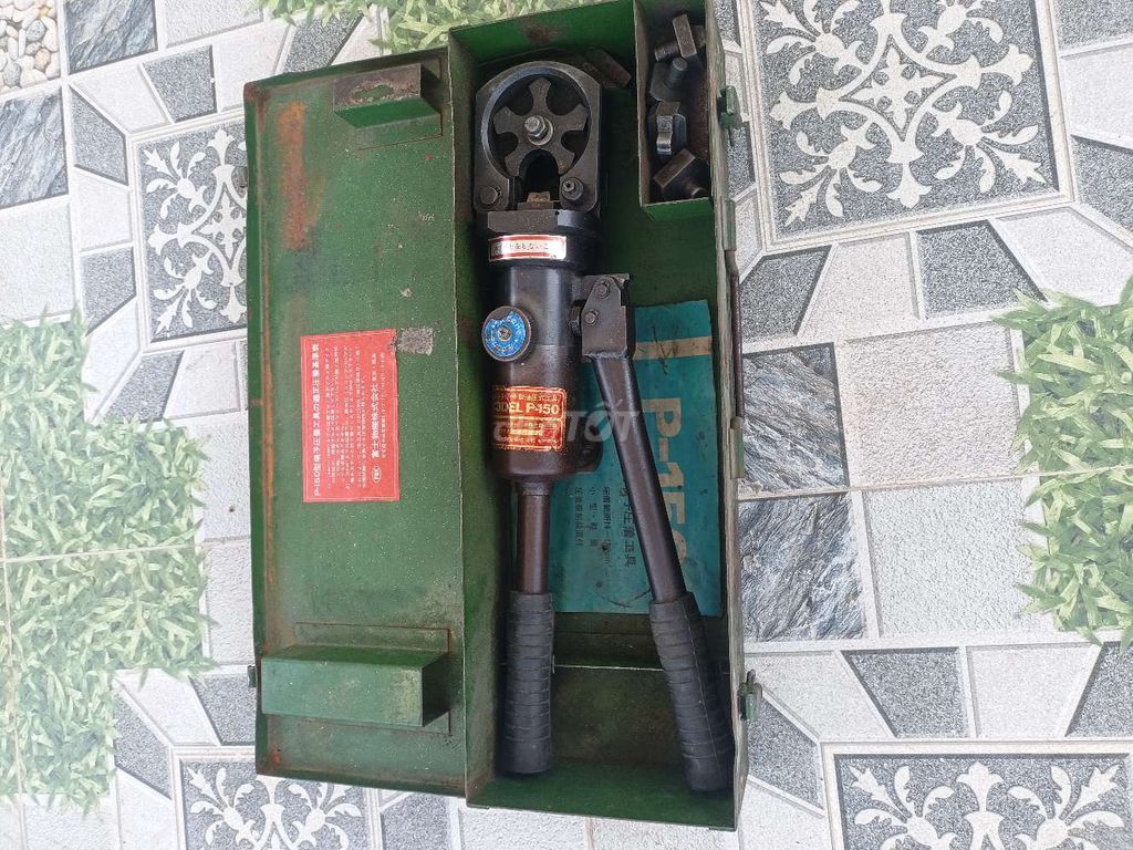 Kìm ép cos thủy lực P-150 bãi Nhật. Mua bán Đồ chuyên dụng, Giống nuôi trồng tại Huyện Hải Hậu Nam Định được đăng bởi Hoàng Tuấn hình 1