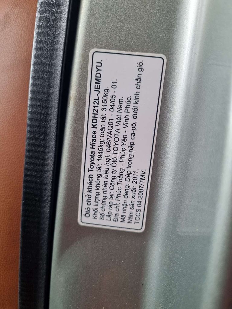 TOYOTA 16C MÁY DẦU 2011. Mua bán Ô tô tại Quận 12 Tp Hồ Chí Minh được đăng bởi trung hình 9