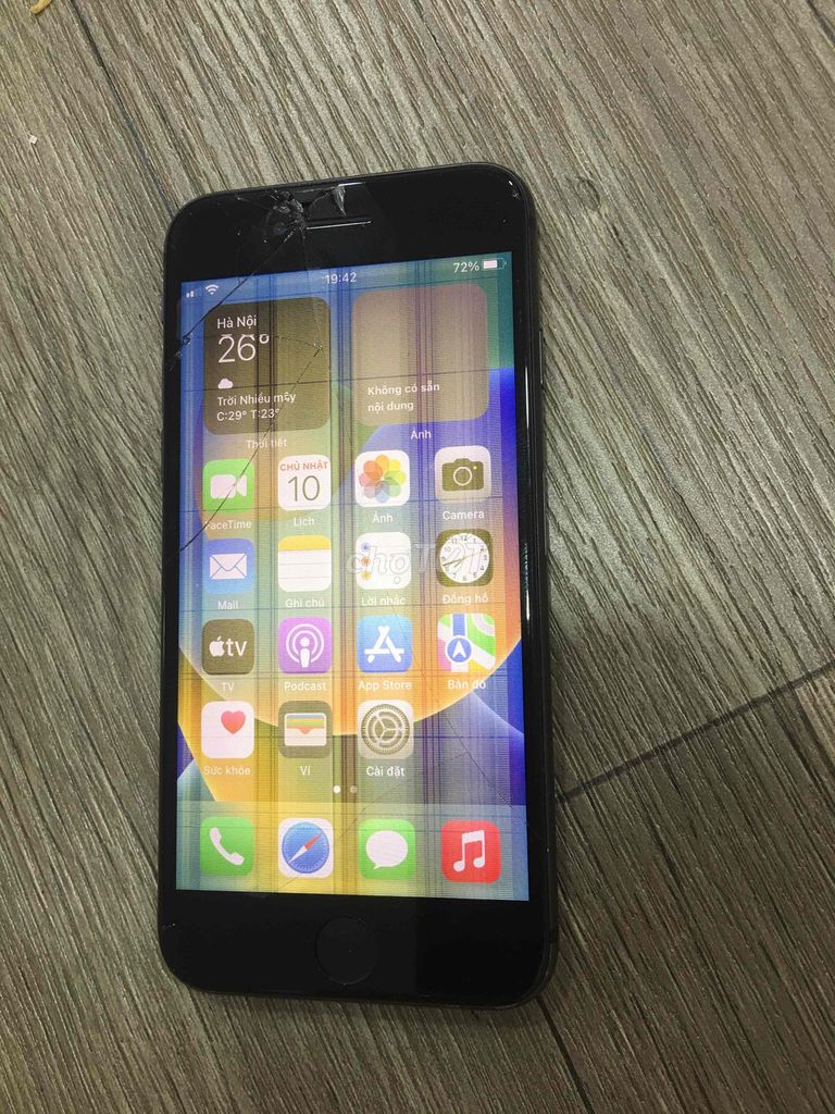 iPhone 8 Đen Màn hình nứt. Mua bán Điện thoại tại Quận Bình Thạnh Tp Hồ Chí Minh được đăng bởi Đbh hình 1