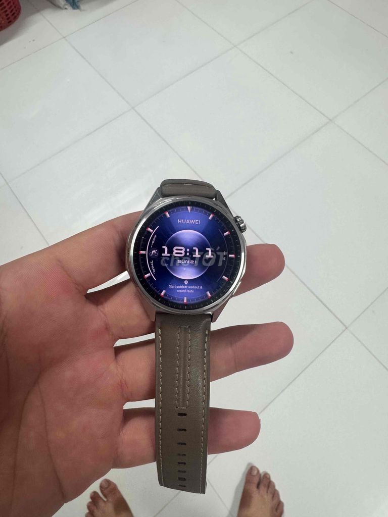 Huawei Watch GT6 46mm Bạc. Mua bán Thiết bị đeo thông minh tại Thành phố Mỹ Tho Tiền Giang được đăng bởi An Nhiên hình 1