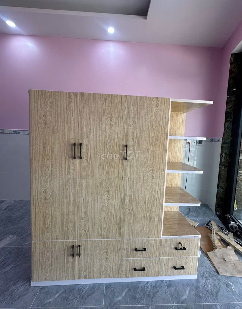 TỦ NHỰA ĐÀI LOAN 3 CÁNH 1 KỆ MÀU XOAN ĐÀO . Mua bán Tủ, kệ gia đình tại Thành phố Biên Hòa Đồng Nai được đăng bởi Tủ nhựa đài loan hoàng quân hình 1