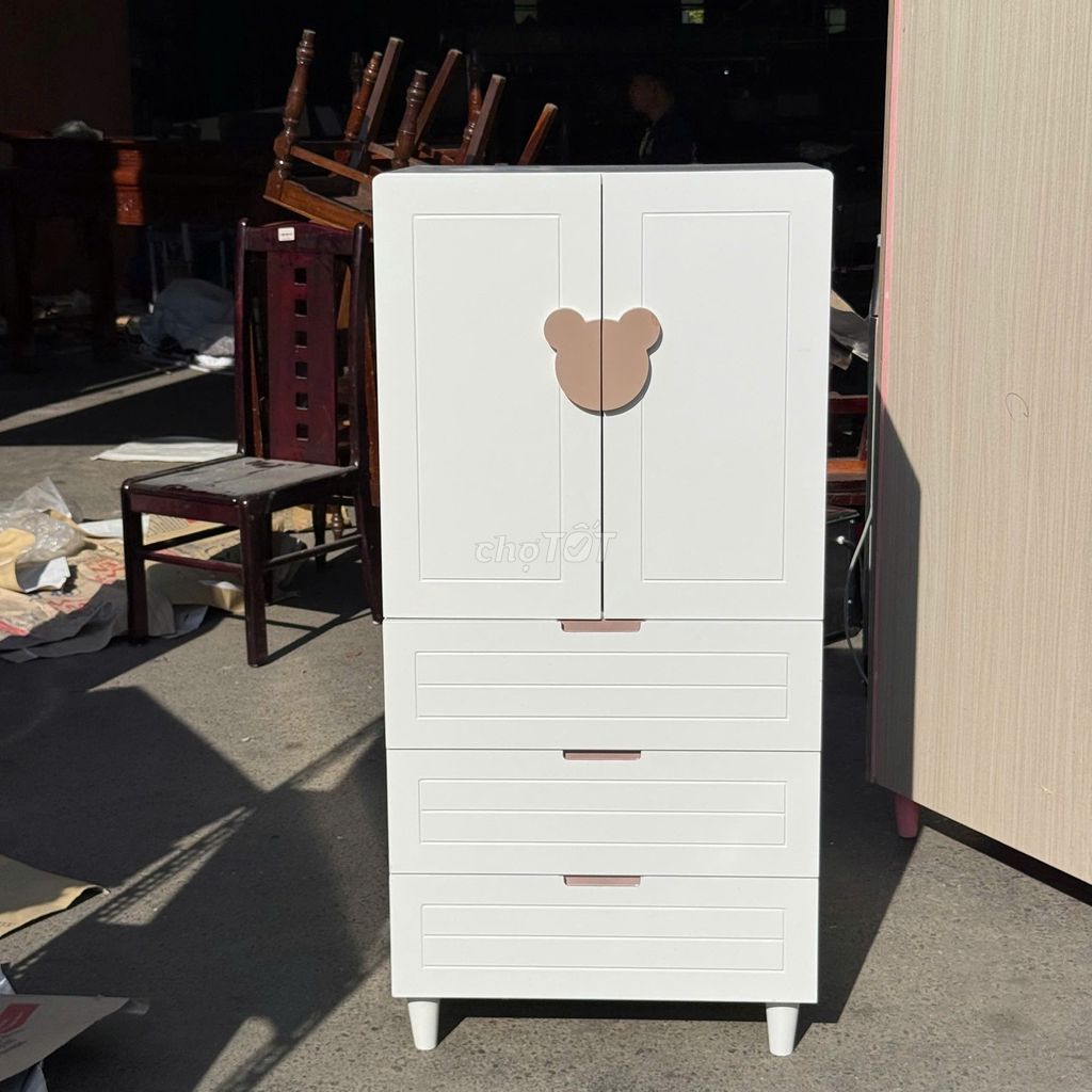 H020626 Tủ quần áo trẻ em (8). Mua bán Tủ, kệ gia đình tại Quận Cẩm Lệ Đà Nẵng được đăng bởi Huỳnh Hà  hình 1