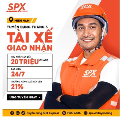 LONG THÀNH TUYỂN SHIPPER THU NHẬP HẤP DẪN 14-20TR
