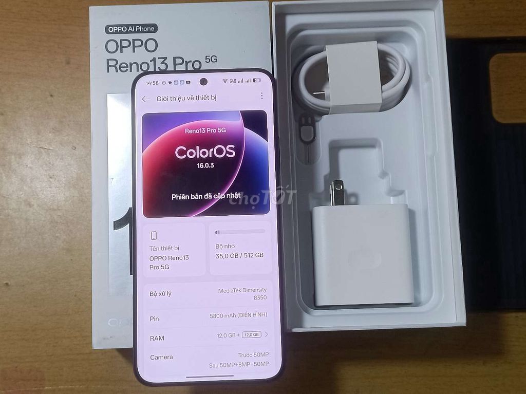 Oppo Reno 13 Pro 512GB Xám Like new 99%. Mua bán Điện thoại tại Quận Gò Vấp Tp Hồ Chí Minh được đăng bởi Bùi Quốc Thắng hình 1