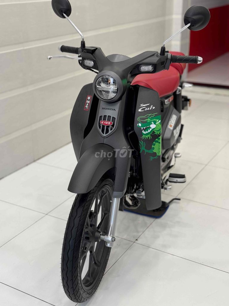 Super Cub 125 2023 Đen Nhám Up ABS bản Châu Âu