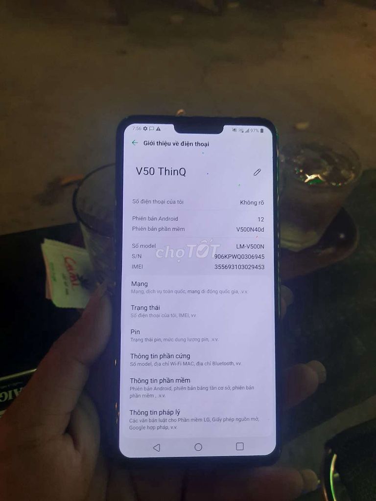 LG V50 ThinQ 6GB/128GB. Mua bán Điện thoại tại Huyện Củ Chi Tp Hồ Chí Minh được đăng bởi Hoàng Nguyễn Hồng Ân hình 1