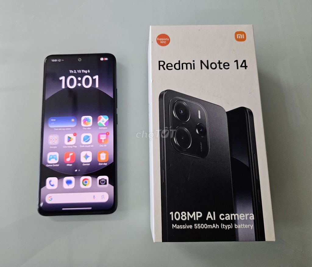 Xiaomi Redmi Note 14 Đen 8gb/128gb đã qua sử dụng. Mua bán Điện thoại tại Quận Tân Bình Tp Hồ Chí Minh được đăng bởi Nguyễn Quang Huy hình 1