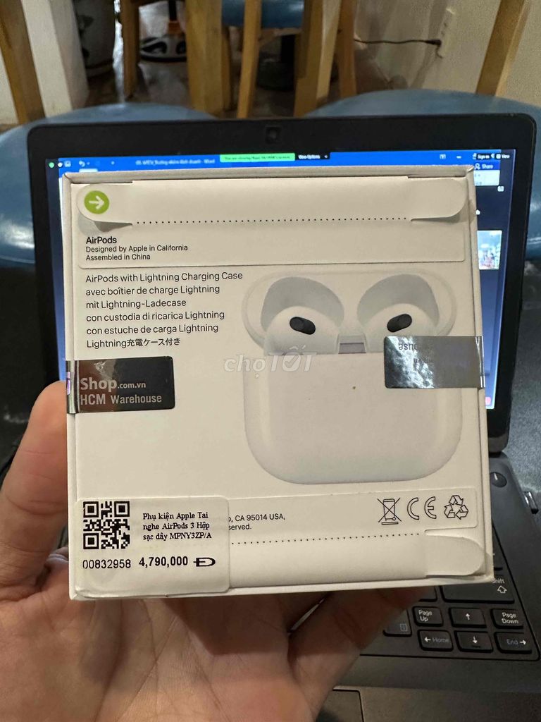 Tai Nghe Airpods 3 Chính Hãng Fpt còn Bh Dài