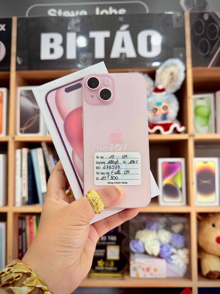 Apple iPhone 15 128GB VN97. Mua bán Điện thoại tại Thành phố Long Xuyên An Giang được đăng bởi Bi Táo Store hình 1