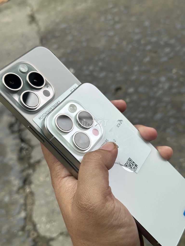 Apple iPhone 15 Pro 128GB Trắng Quốc tế Đã sử dụng. Mua bán Điện thoại tại Thành phố Biên Hòa Đồng Nai được đăng bởi nguyễn lê store hình 1