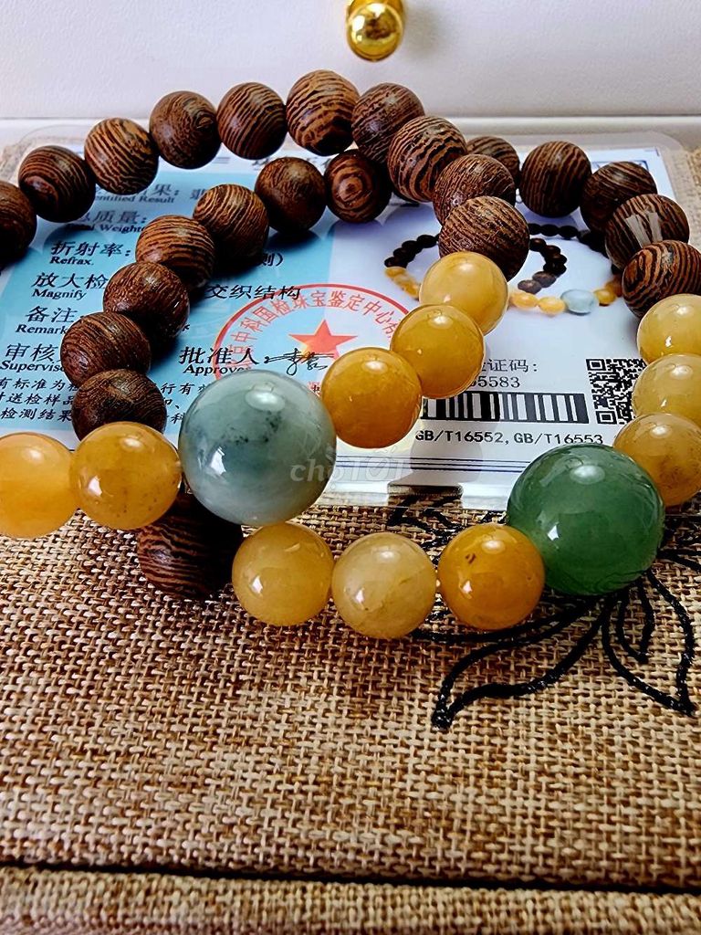 01 cặp chuỗi phỉ thúy TypeA dành cho cặp đôi. Mua bán Phụ kiện thời trang khác tại Thành phố Tân An Long An được đăng bởi NĐKhoa hình 1