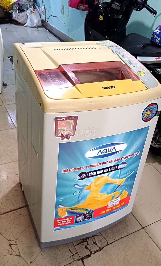 Máy giặt sanyo 7kg zin bảo hành 2 tháng