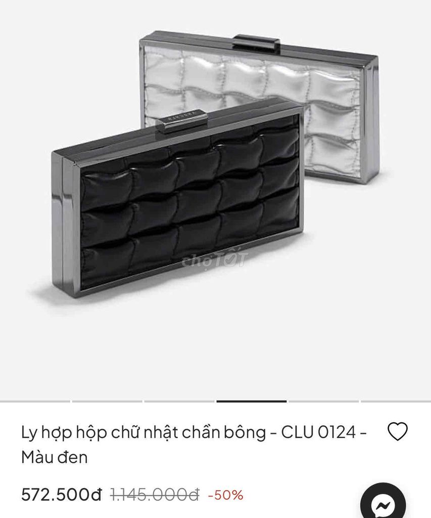 Ví tiệc Vascara Nữ Chần bông Đen. Mua bán Túi xách tại Quận 4 Tp Hồ Chí Minh được đăng bởi Nhân hình 1