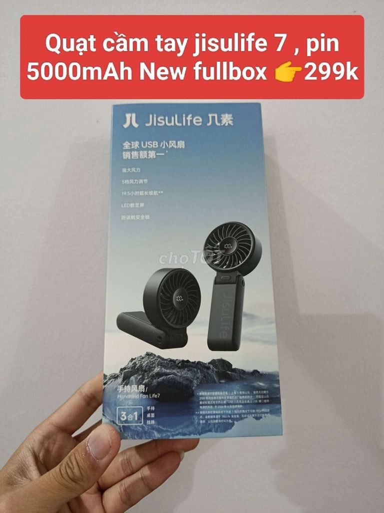 Quạt cầm tay JisuLife 7, máy cạo râu , túi đeo.... Mua bán Quạt tại Quận Hải An Hải Phòng được đăng bởi Tuấn hp hình 1