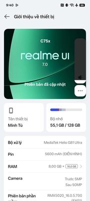 Realme C75x 8GB/128GB