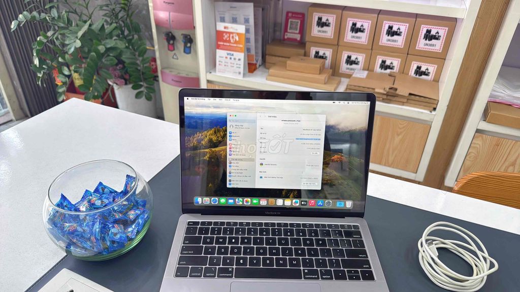 Macbook Air 13inch 2018- Gray: Core i5/8/256Gb. Mua bán Laptop tại Quận Thanh Khê Đà Nẵng được đăng bởi Tín Phát Apple hình 1