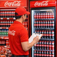 NHÂN VIÊN CHẤM TRƯNG BÀY COCA-COLA KÊNH TẠP HÓA