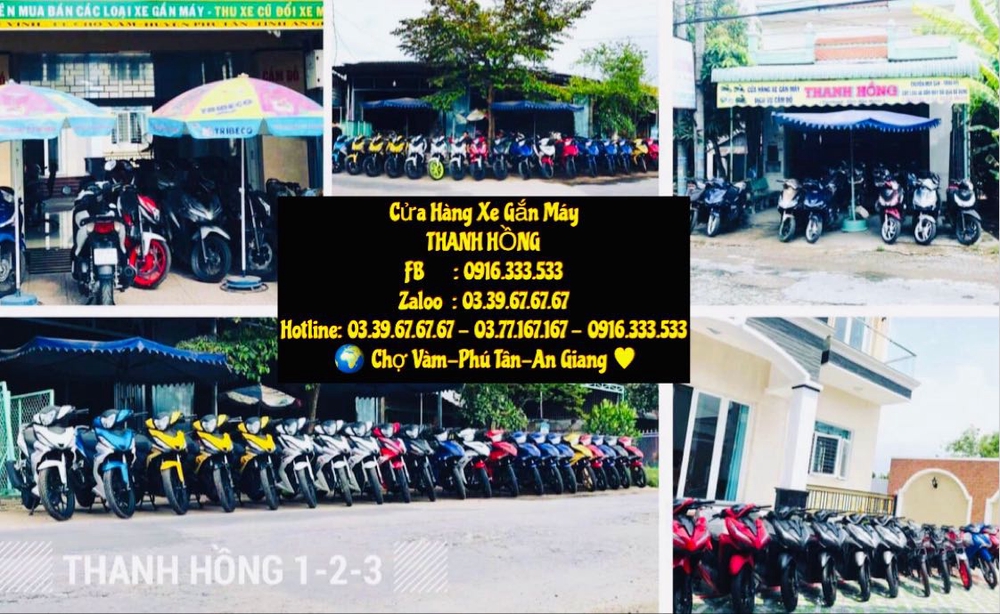 CỬA HÀNG XE GẮN MÁY THANH HỒNG 1-2-3 CỬA HÀNG XE GẮN MÁY THANH HỒNG 1-2-3