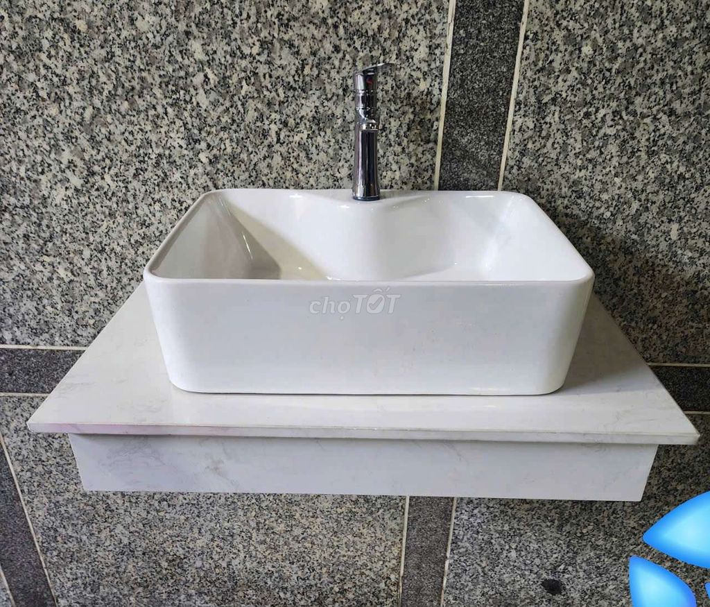 COMBO CHẬU  LAVABO ĐẶT BÀN ĐÁ TỰ NHIÊN