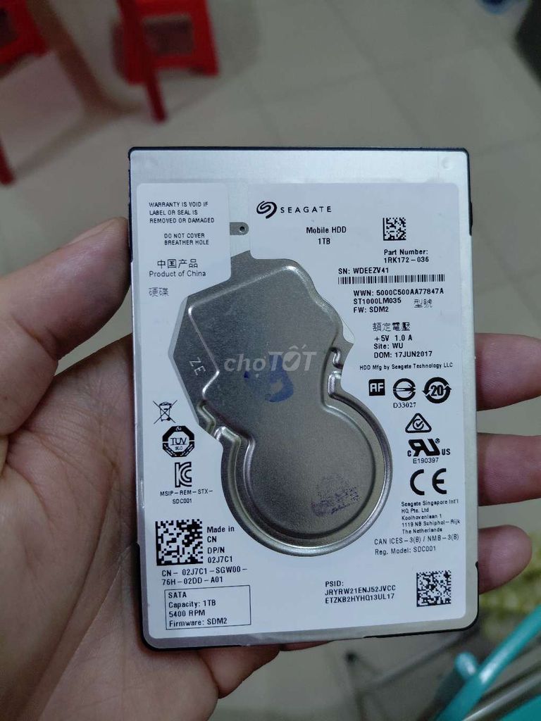Ổ cứng HDD Seagate Mobile HDD 1TB. Mua bán Linh kiện (RAM, Card...) tại Quận Cái Răng Cần Thơ được đăng bởi mr long hình 1