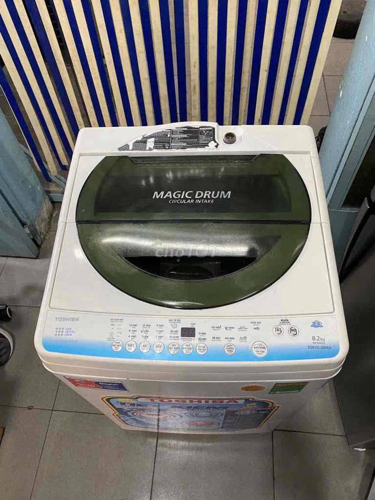 Máy giặt Toshiba 8kg zin đẹp mới 90% bền nhẹ điện. Mua bán Máy giặt tại Quận 8 Tp Hồ Chí Minh được đăng bởi QUANG PHÁT hình 2