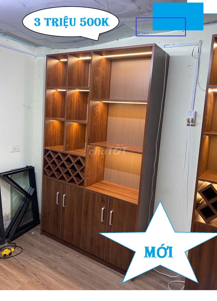 KỆ TRƯNG BÀY/ TRANG TRÍ/ DECOR PHÒNG 120X200X35CM. Mua bán Tủ, kệ gia đình tại Quận Tân Bình Tp Hồ Chí Minh được đăng bởi NỘI THẤT SẢN XUẤT TẠI XƯỞNG hình 1
