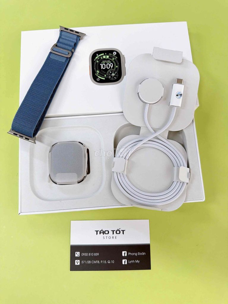 Apple Watch Ultra Gen 3 Bạc esim natural new mới 💯. Mua bán Thiết bị đeo thông minh tại Quận 10 Tp Hồ Chí Minh được đăng bởi Táo Tốt Apple  hình 1
