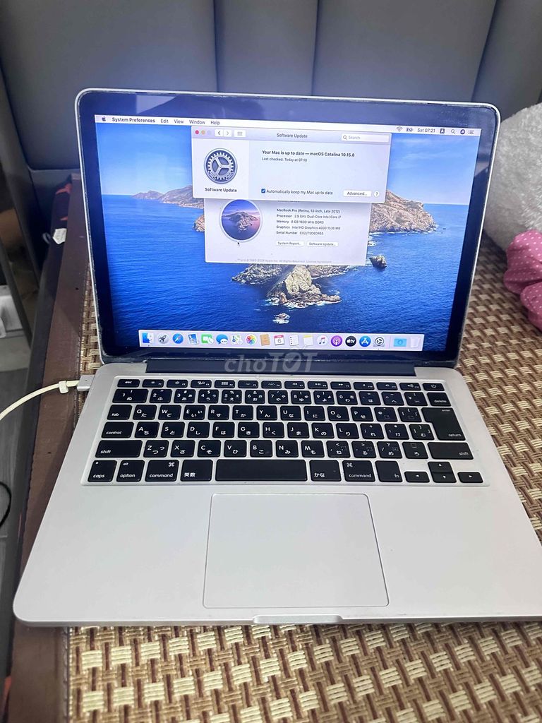 Apple MacBook Pro Retina A1425. Mua bán Laptop tại Huyện Đông Anh Hà Nội được đăng bởi nam hình 1
