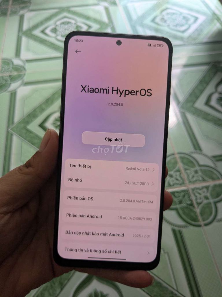 Xiaomi Redmi Note 12 8GB/128GB Đen. Mua bán Điện thoại tại Thành phố Thuận An Bình Dương được đăng bởi SANG hình 1