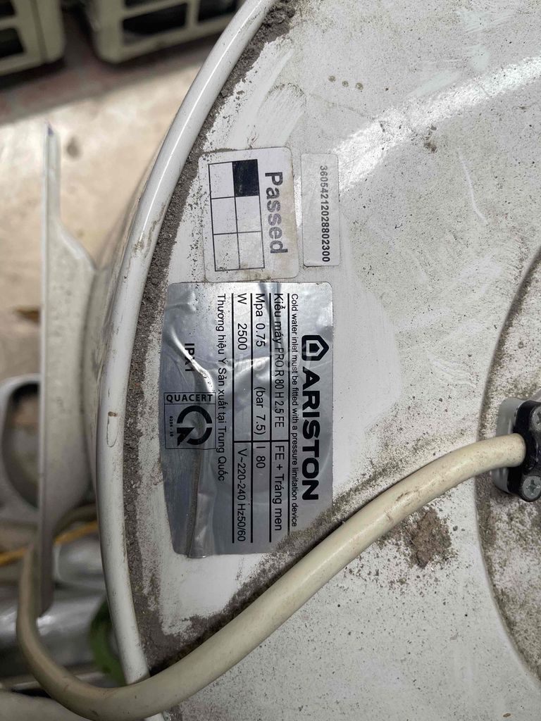 Bình nước nóng Ariston PRO R 80 H 2.5 FE 80L. Mua bán Thiết bị vệ sinh, nhà tắm tại Quận Hai Bà Trưng Hà Nội được đăng bởi Nguyễn Tuấn  hình 1