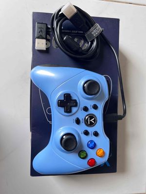 Tay cầm chơi game Rapoo V600s xanh blue