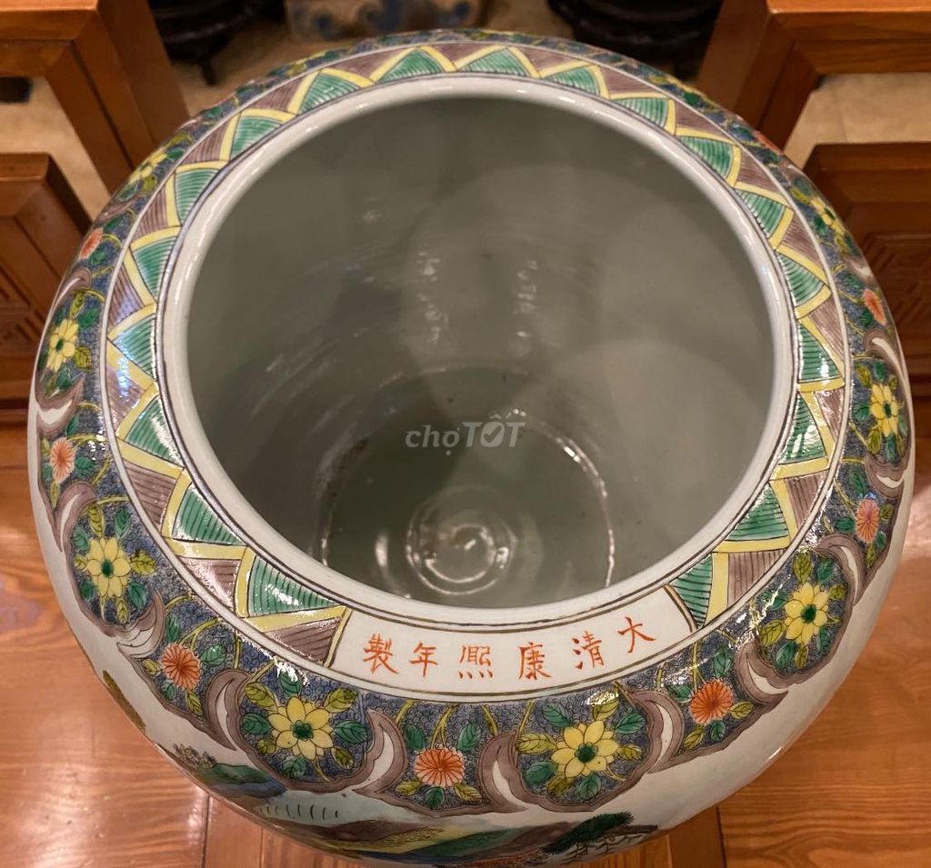 Chuông gốm sứ Thập bát la hán. Mua bán Đồ sưu tầm, đồ cổ tại Thành phố Hưng Yên Hưng Yên được đăng bởi Gốm sứ tuyển chọn AThắng hình 1